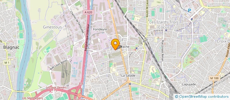 localisation de l'entreprise COLLECTIF TOULOUSAIN CONTRE LA POLLUTION AU PLOMB  TOULOUSE