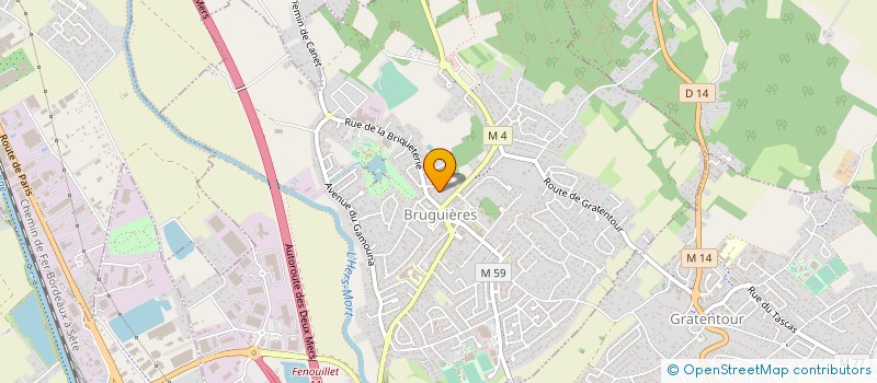 localisation de l'entreprise COLLECTIF TOULOUSE CONCERT  BRUGUIERES