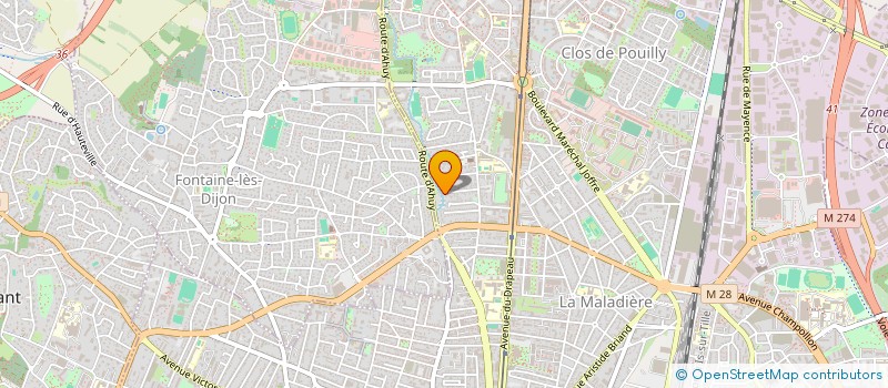 localisation de l'entreprise COLLECTIF TOUS EN RYTHME  DIJON