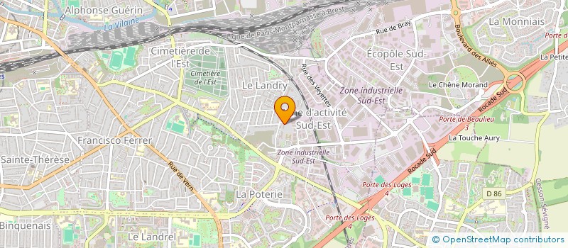 localisation de l'entreprise COLLECTIF TRANSGENI'K  RENNES