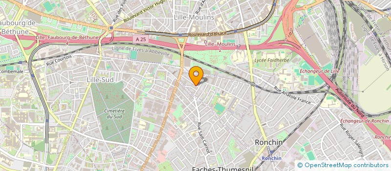 localisation de l'entreprise COLLECTIF UN CETACE  LILLE