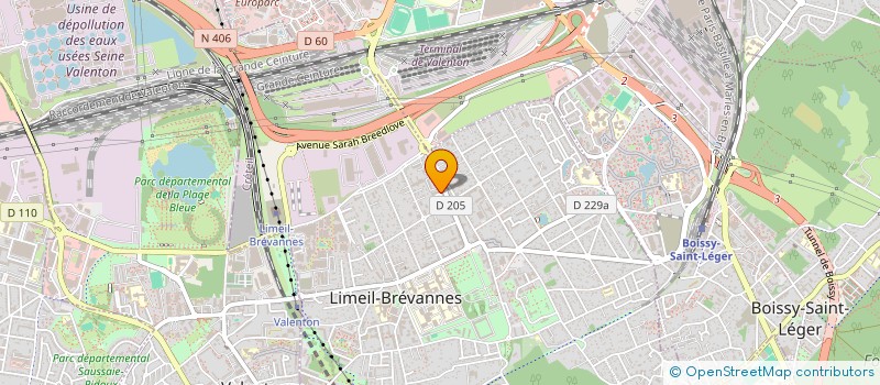 localisation de l'entreprise COLLECTIF UN COEUR POUR HAITI  LIMEIL-BREVANNES