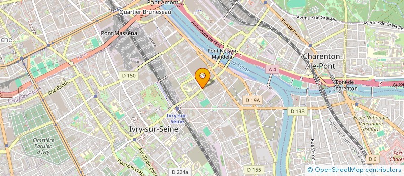 localisation de l'entreprise COLLECTIF VACANCES POUR TOUS  IVRY-SUR-SEINE