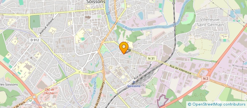 localisation de l'entreprise COLLECTIF VACARMES à SOISSONS