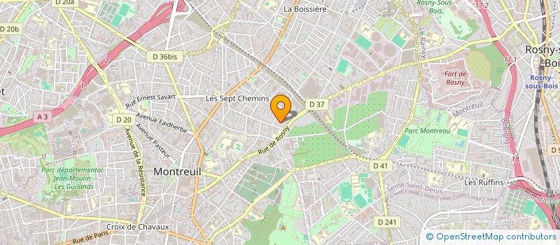 localisation de l'entreprise COLLECTIF VOLYBRI à MONTREUIL