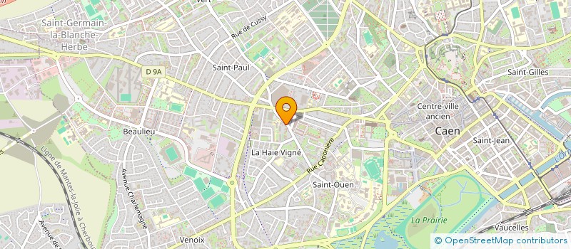 localisation de l'entreprise COLLECTIF YAUD à CAEN