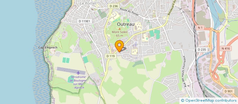 localisation de l'entreprise COLLECTIF ZAC3  OUTREAU