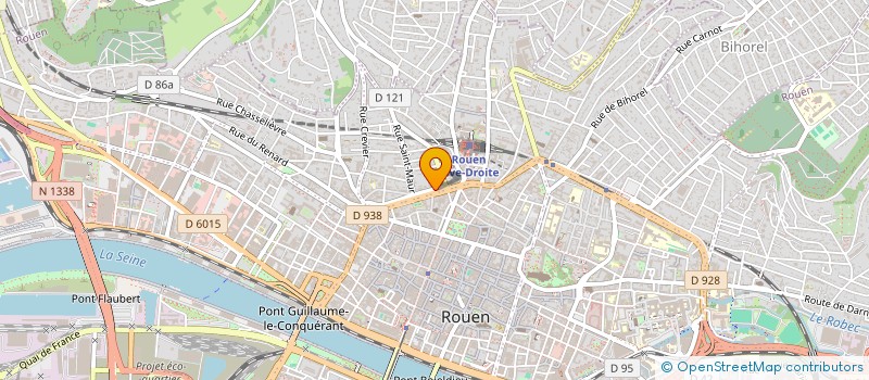 localisation de l'entreprise COLLECTION 107 à ROUEN