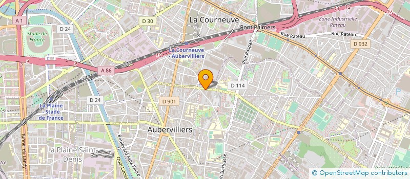 localisation de l'entreprise COLLECTION à AUBERVILLIERS
