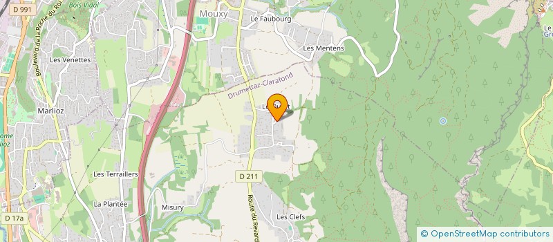 localisation de l'entreprise COLLECTION CONFIDENTIELLE à DRUMETTAZ-CLARAFOND