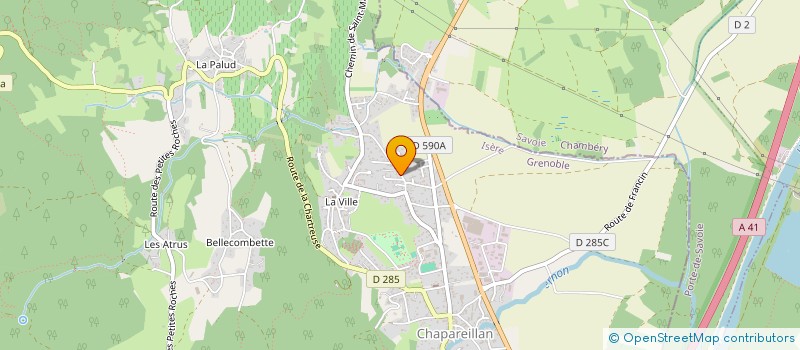 localisation de l'entreprise COLLECTION ET VIN PASSION  CHAPAREILLAN