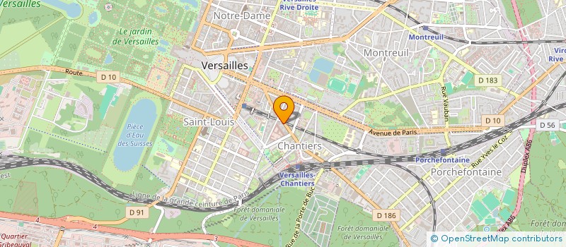 localisation de l'entreprise COLLECTION EXCLUSIVE à VERSAILLES