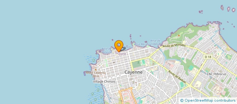 localisation de l'entreprise COLLECTION PRIVEE  CAYENNE