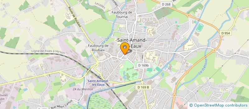 localisation de l'entreprise COLLECTION PRIVEE à SAINT-AMAND-LES-EAUX
