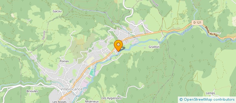 localisation de l'entreprise COLLECTIONNEURS DE VEHICULES ANCIENS DE VILLEVOCANCE (C.V.A.V.)  VILLEVOCANCE