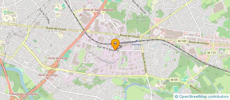 localisation de l'entreprise COLLECTIONNEURS VEHICUL MILITAIR ANCIENS  VERTOU