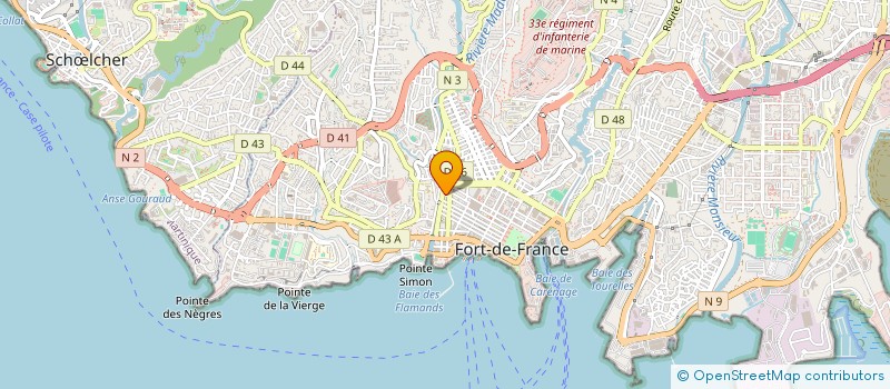 localisation de l'entreprise COLLECTIONS CARAIBES à FORT-DE-FRANCE