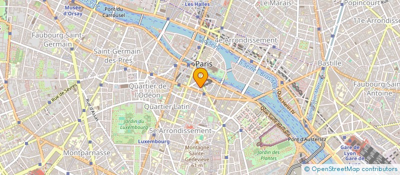 localisation de l'entreprise COLLECTIONS PRIVE MOBILIER CONTEMPORAIN à PARIS