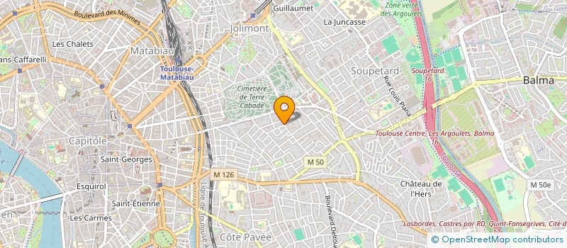 localisation de l'entreprise COLLECTIU AUDIOVISUAL EN OCCITAN à TOULOUSE
