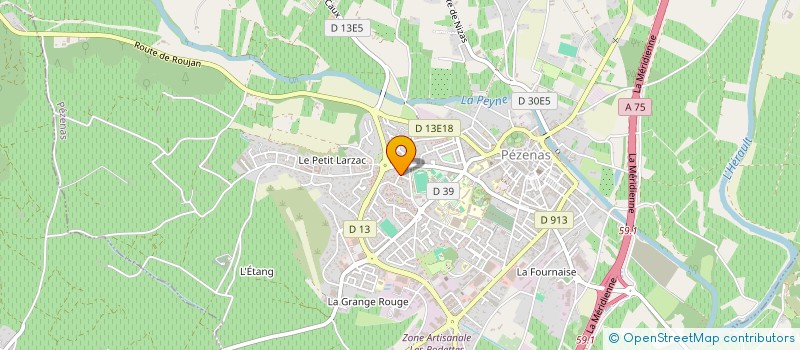 localisation de l'entreprise COLLECTIVE COLORS à PEZENAS