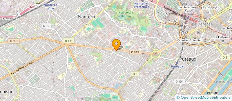 localisation de l'entreprise COLLECTIVIA  NANTERRE