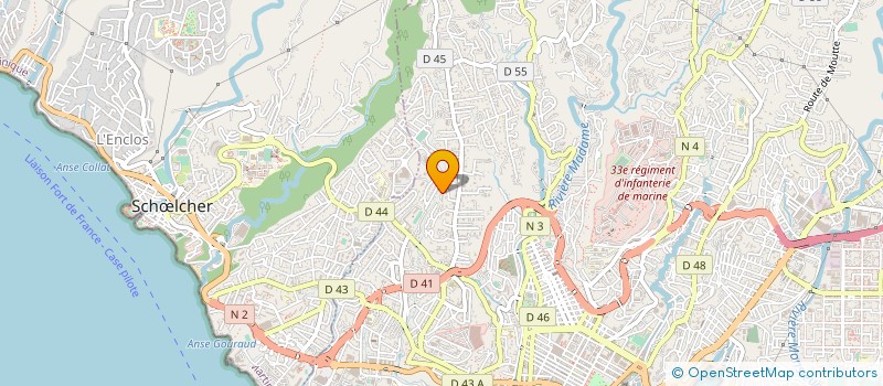 localisation de l'entreprise COLLECTIVITE TERRITORIALE DE MARTINIQUE  FORT-DE-FRANCE