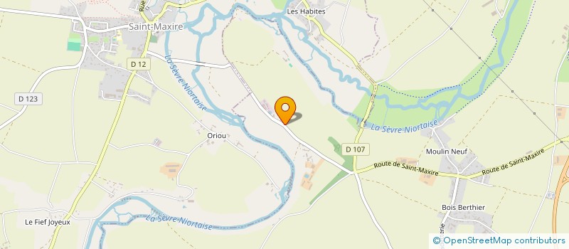 localisation de l'entreprise COLLECTIVITES DE L'EAU POITOU CHARENTES ET LIMOUSIN  ECHIRE