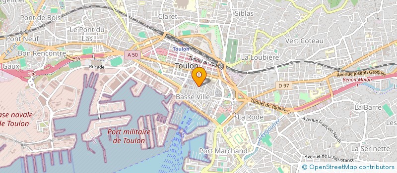 localisation de l'entreprise COLLECTOR'S à TOULON