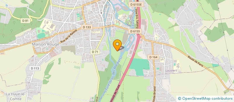 localisation de l'entreprise COLLEEN  LOUVIERS