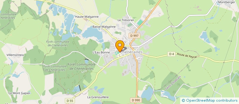 localisation de l'entreprise COLLEGE à CHENERAILLES