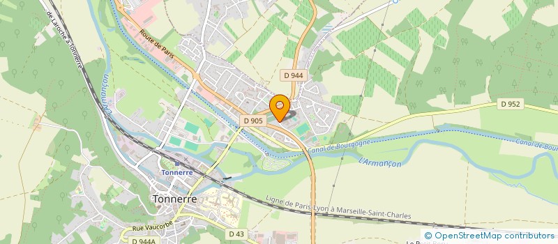 localisation de l'entreprise COLLEGE ABEL MINARD  TONNERRE