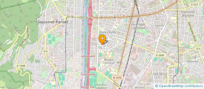 localisation de l'entreprise COLLEGE AIME CESAIRE à GRENOBLE