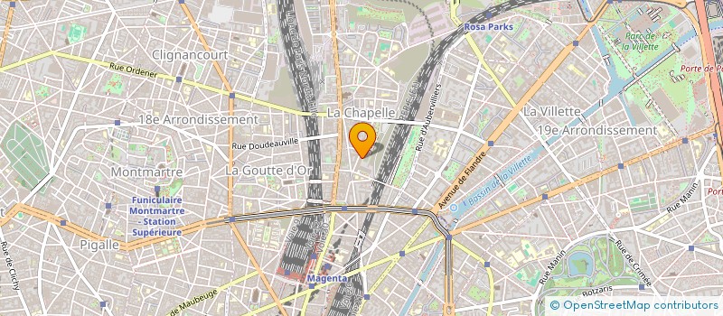 localisation de l'entreprise COLLEGE AIME CESAIRE  PARIS