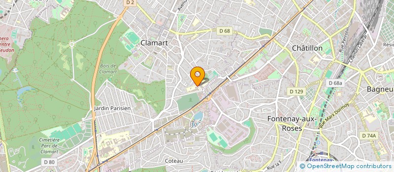 localisation de l'entreprise COLLEGE ALAIN FOURNIER à CLAMART