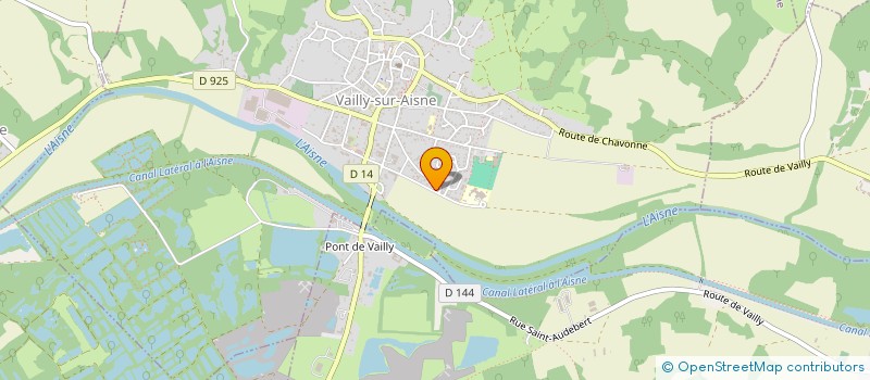 localisation de l'entreprise COLLEGE ALAN SEEGER à VAILLY-SUR-AISNE