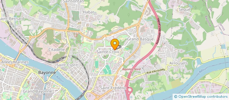 localisation de l'entreprise COLLEGE ALBERT CAMUS  BAYONNE