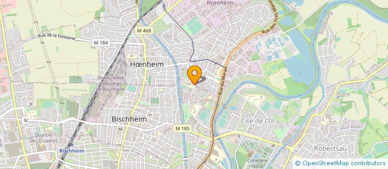 localisation de l'entreprise  COLLEGE ALICE DAUL  BISCHHEIM