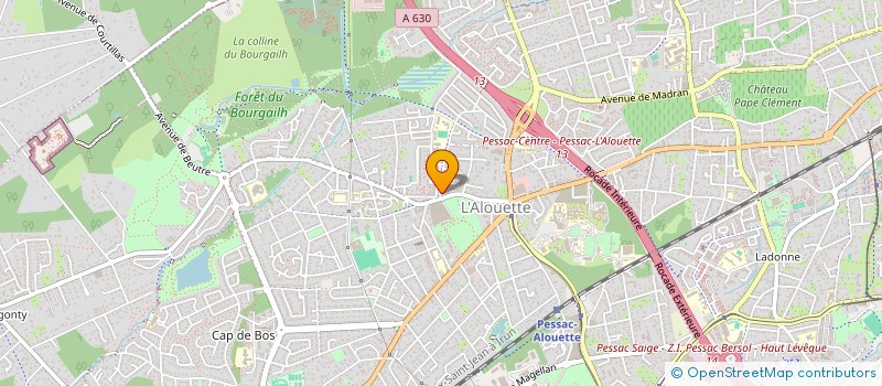 localisation de l'entreprise COLLEGE ALOUETTE  PESSAC