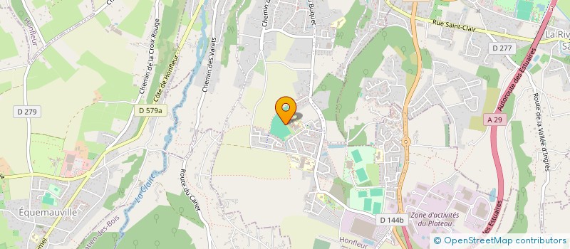 localisation de l'entreprise COLLEGE ALPHONSE ALLAIS  HONFLEUR