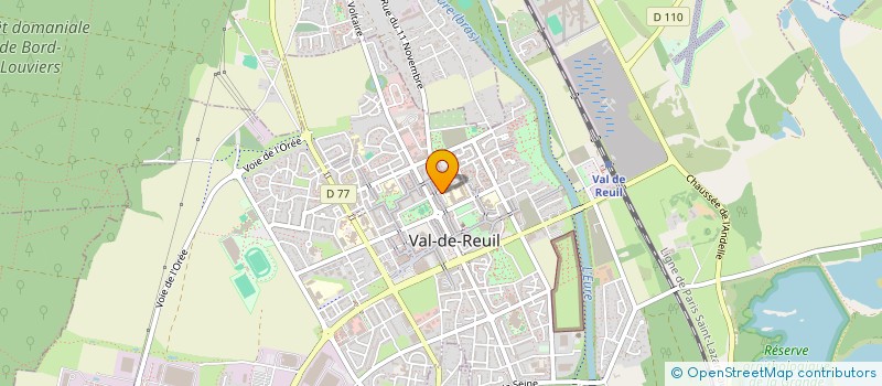 localisation de l'entreprise COLLEGE ALPHONSE ALLAIS  VAL-DE-REUIL