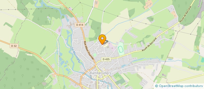 localisation de l'entreprise COLLEGE ALPHONSE CYTERE  RAMBERVILLERS