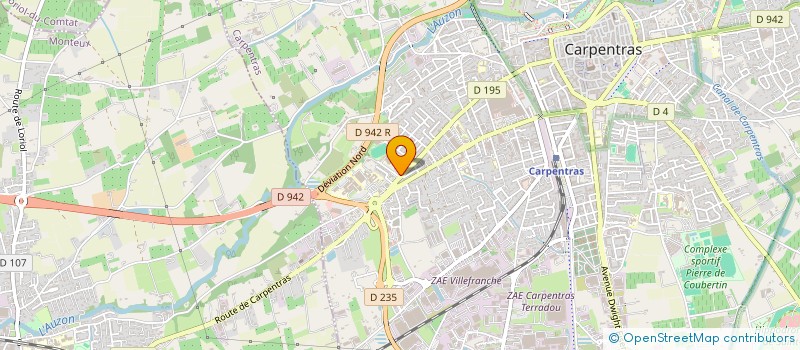 localisation de l'entreprise COLLEGE ALPHONSE DAUDET à CARPENTRAS