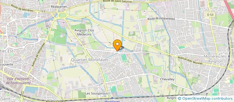 localisation de l'entreprise COLLEGE ALPHONSE TAVAN à AVIGNON
