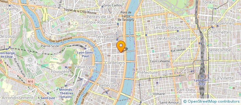 localisation de l'entreprise COLLEGE AMPERE à LYON