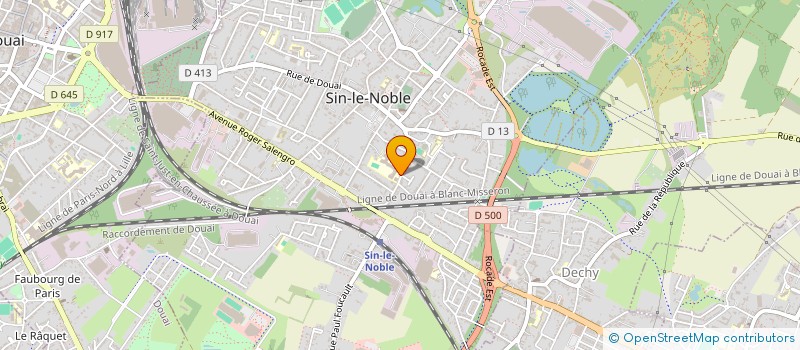 localisation de l'entreprise COLLEGE ANATOLE FRANCE  SIN-LE-NOBLE