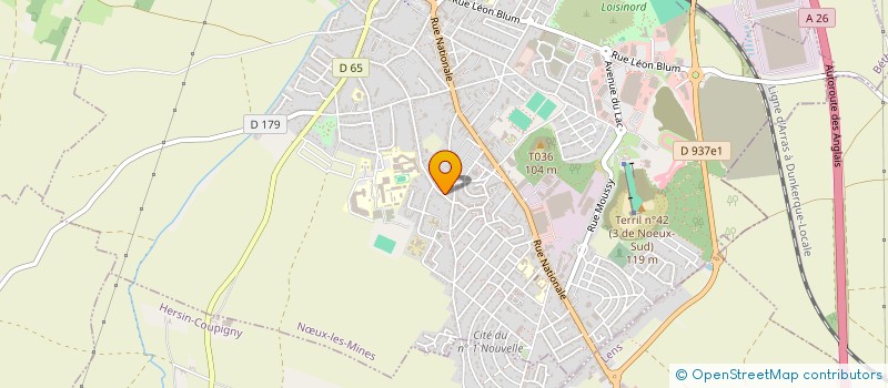 localisation de l'entreprise COLLEGE ANATOLE FRANCE  NUX-LES-MINES