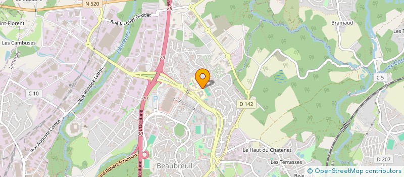 localisation de l'entreprise COLLEGE ANATOLE FRANCE à LIMOGES