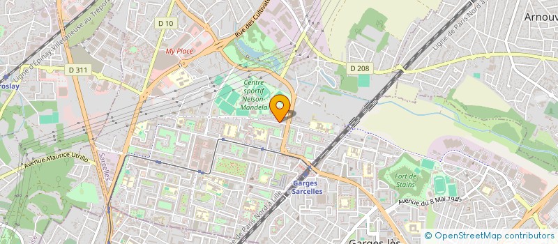 localisation de l'entreprise COLLEGE ANATOLE FRANCE à SARCELLES