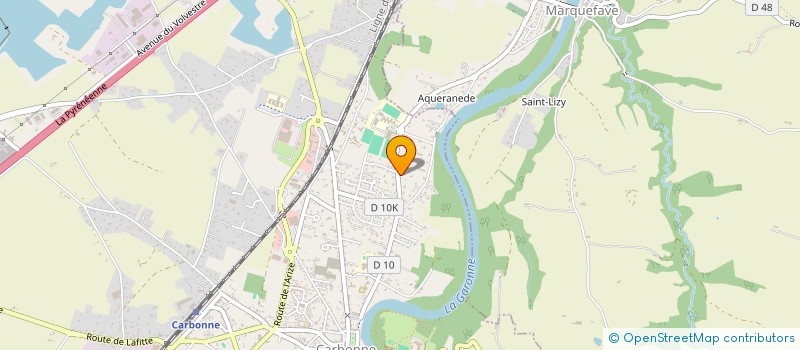 localisation de l'entreprise COLLEGE ANDRE ABBAL  CARBONNE