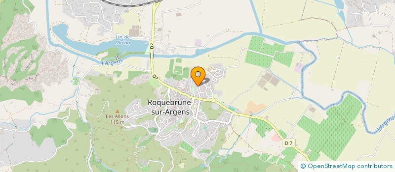 localisation de l'entreprise COLLEGE ANDRE CABASSE à ROQUEBRUNE-SUR-ARGENS